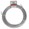 Koch Industries Aircraft Cable, 18 in Dia, 50 ft L, 340 lb Working Load, Galvanized A40124